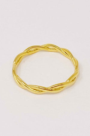 Dainty Twisted Rope Ring