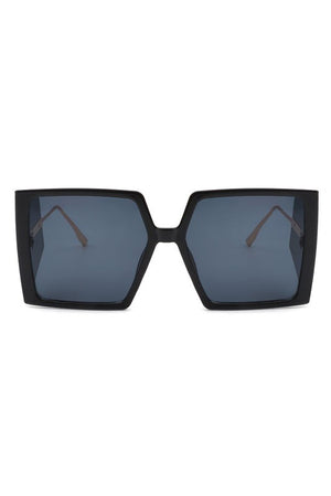 Square Oversize Flat Top Sunglasses