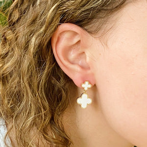 Tara Clover Drop Earrings