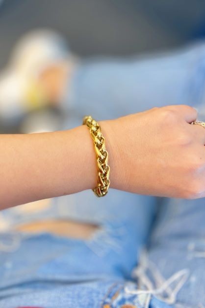 Bold And Edgy Chain Bracelet