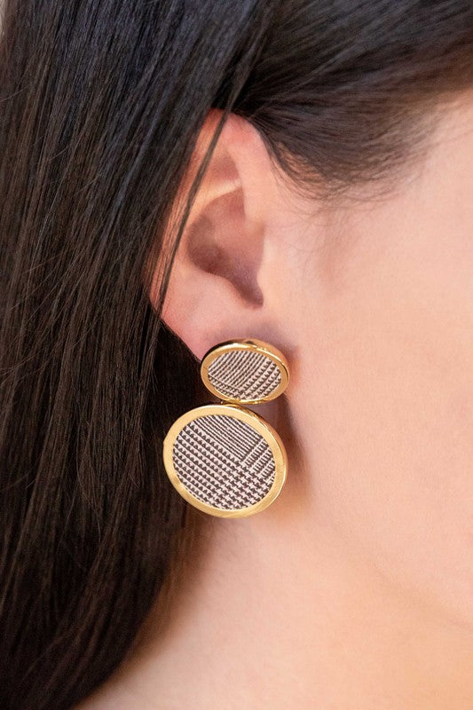 Going Places Circle Drop Earrings