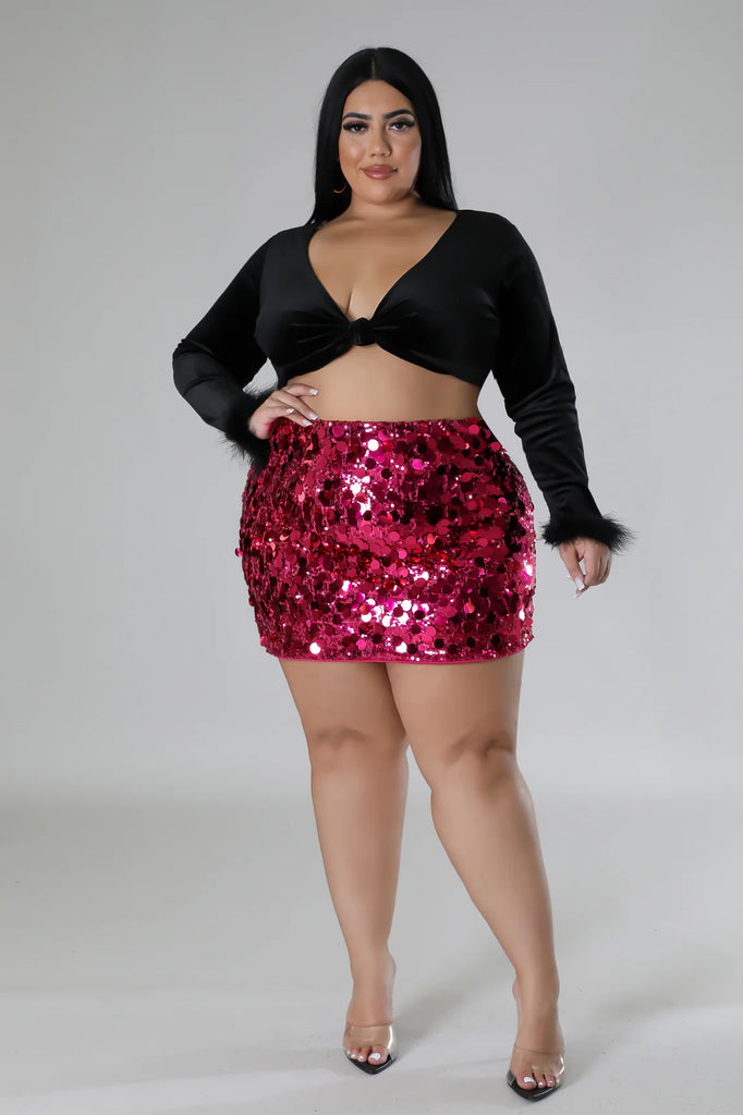 Sequin Babe Skirt
