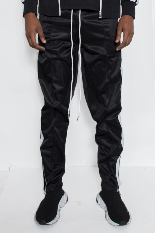STRIPED TAPE TRACK PANTS