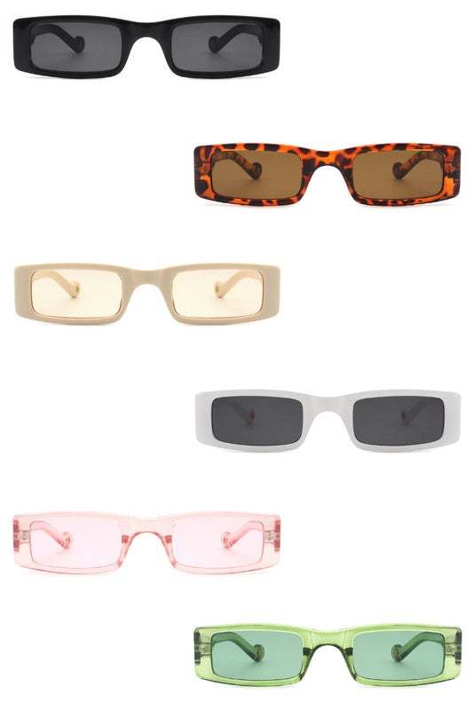 Slim Retro Rectangle Fashion Sunglasses