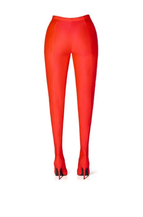 STAR STRETCH STILETTO PANT BOOT IN RED